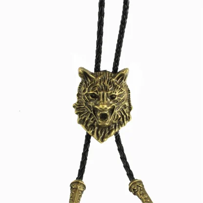 Wolf Head Bolo Tie for Men and Women - Image 7