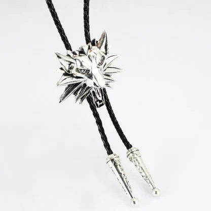 Wolf Head Bolo Tie for Men and Women - Image 3