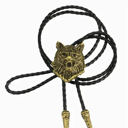 Wolf Head Bolo Tie for Men and Women - Image 6