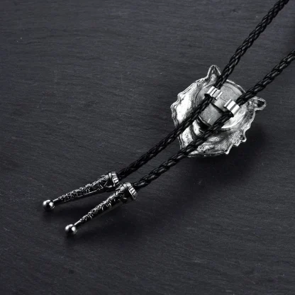 Wolf Head Bolo Tie for Men and Women - Image 5