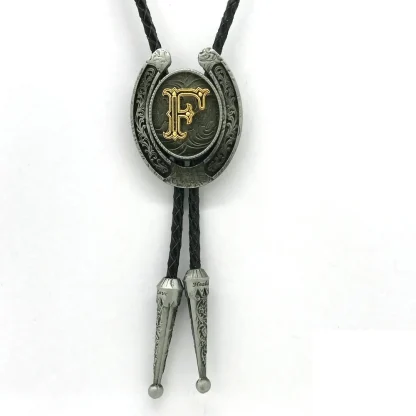 Initial Western Tie with Horseshoe Shape - Image 6