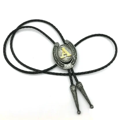 Initial Western Tie with Horseshoe Shape - Image 15