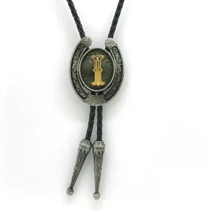 Initial Western Tie with Horseshoe Shape - Image 9