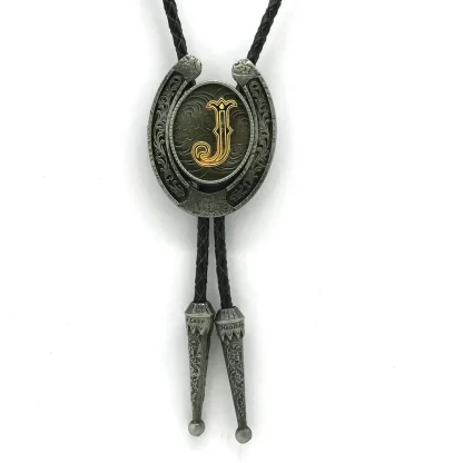 Initial Western Tie with Horseshoe Shape - Image 10