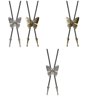 Bolo Tie with Butterfly Shaped Design - Image 5