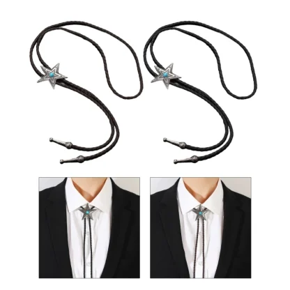 Formal Star Shaped Western Tie - Image 5