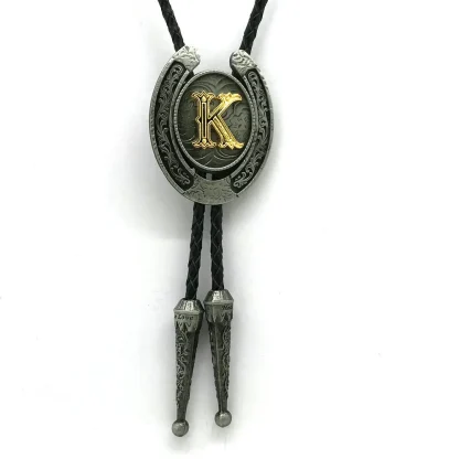 Initial Western Tie with Horseshoe Shape - Image 11