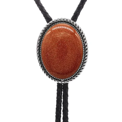 Creative Gemstone-like Retro Bolo Tie - Image 7