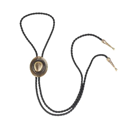Cowboy Hat Pendant Western Tie - Image 2