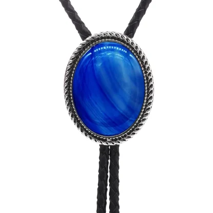 Creative Gemstone-like Retro Bolo Tie - Image 6