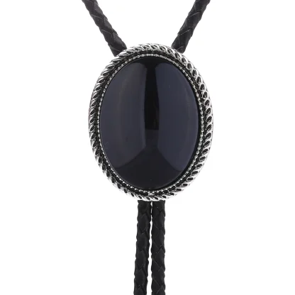 Creative Gemstone-like Retro Bolo Tie - Image 5