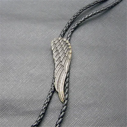 Bolo Tie with Retro Wing Pendant - Image 5