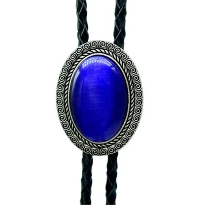 Luxury Oval Western Tie for Formal Events - Image 8