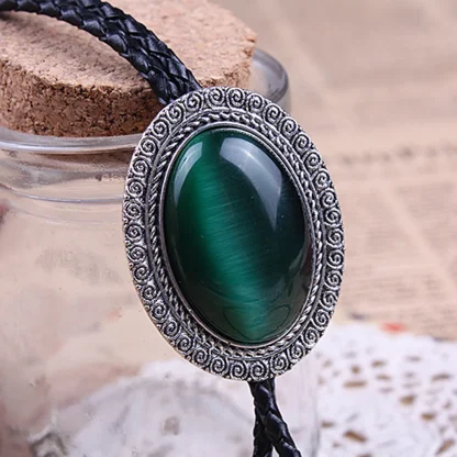 Luxury Oval Western Tie for Formal Events - Image 4