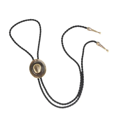 Cowboy Hat Pendant Western Tie - Image 3