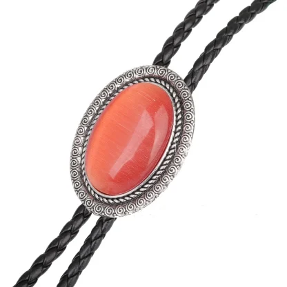 Luxury Oval Western Tie for Formal Events - Image 7