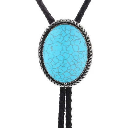 Creative Gemstone-like Retro Bolo Tie - Image 4
