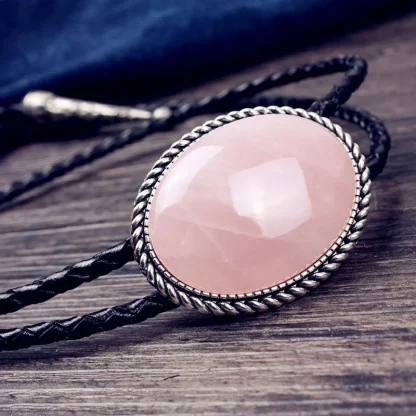 Creative Gemstone-like Retro Bolo Tie - Image 15