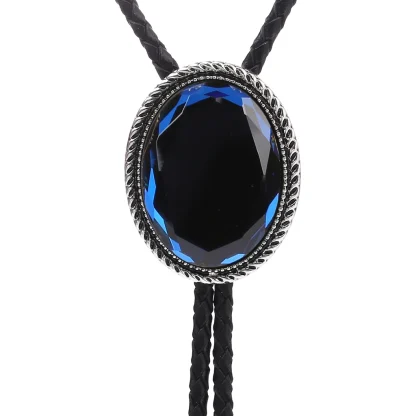 Creative Gemstone-like Retro Bolo Tie - Image 8