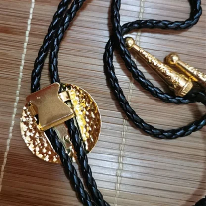 Retro Round Creative Pendant Bolo Tie - Image 9