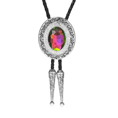 Luxury Shiny Gemstone-like Bolo Tie - Image 13