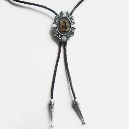 Initial Letter Western Tie with Retro Design - Image 7