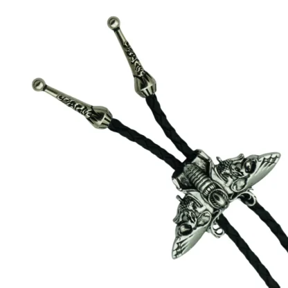 Bolo Tie with Flying Moth Shape Pendant - Image 8