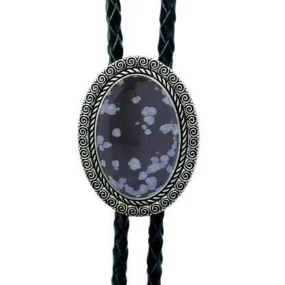 Luxury Oval Western Tie for Formal Events - Image 13