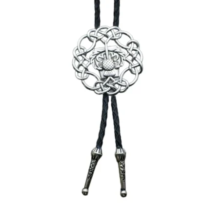 Bolo Tie with Flying Moth Shape Pendant - Image 4