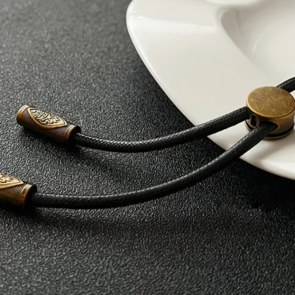 Western Tie Small Pendant with Minimal Engraved - Image 4