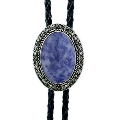 Luxury Oval Western Tie for Formal Events - Image 15