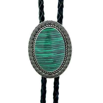 Luxury Oval Western Tie for Formal Events - Image 12