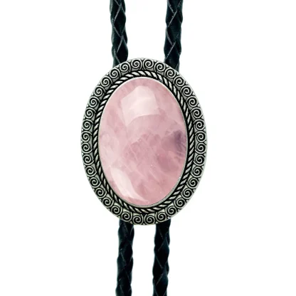 Luxury Oval Western Tie for Formal Events - Image 11