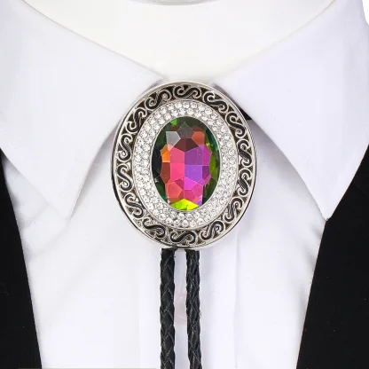 Luxury Shiny Gemstone-like Bolo Tie - Image 10