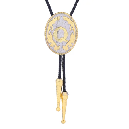 Fancy Bolo Tie with Initial Letter Pendant - Image 12