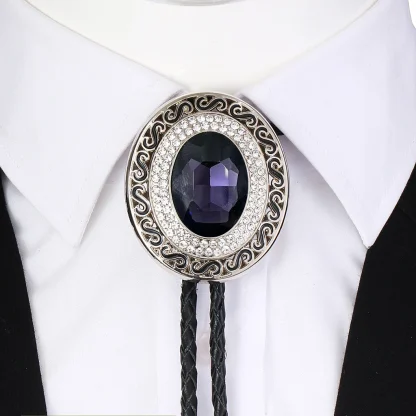 Luxury Shiny Gemstone-like Bolo Tie - Image 9