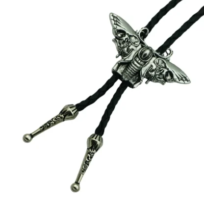 Bolo Tie with Flying Moth Shape Pendant - Image 9
