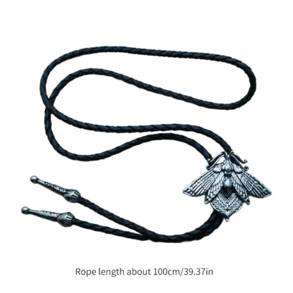 Bolo Tie with Flying Moth Shape Pendant - Image 10