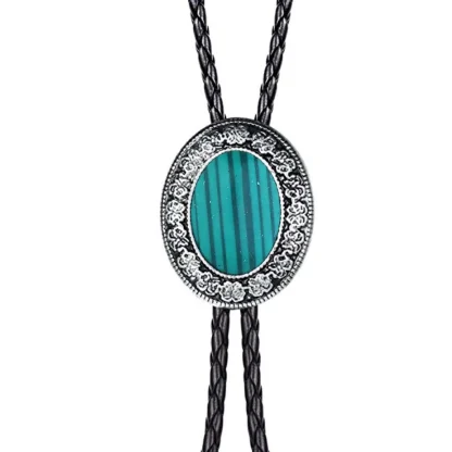 Elegant Bolo Tie with Multicolored Design - Image 15