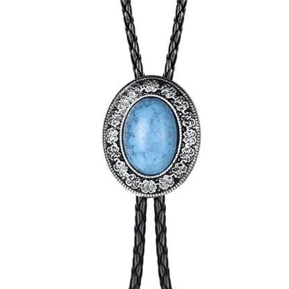 Elegant Bolo Tie with Multicolored Design - Image 4