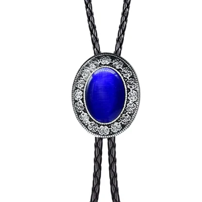 Elegant Bolo Tie with Multicolored Design - Image 8