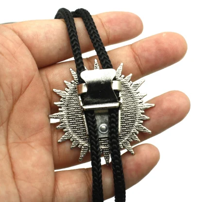Dragon Eye Bolo Tie with Spike Edge Design - Image 4