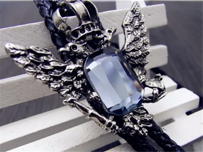 Luxury Bolo Tie with Crown Design - Image 10