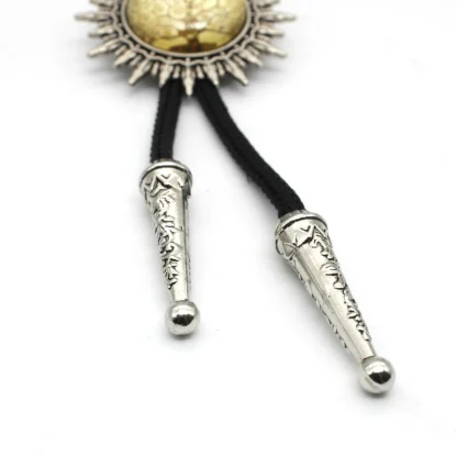 Dragon Eye Bolo Tie with Spike Edge Design - Image 5
