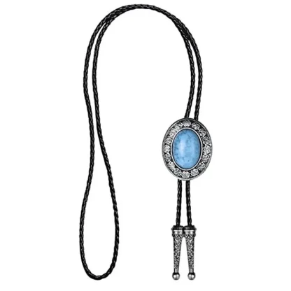 Elegant Bolo Tie with Multicolored Design - Image 3