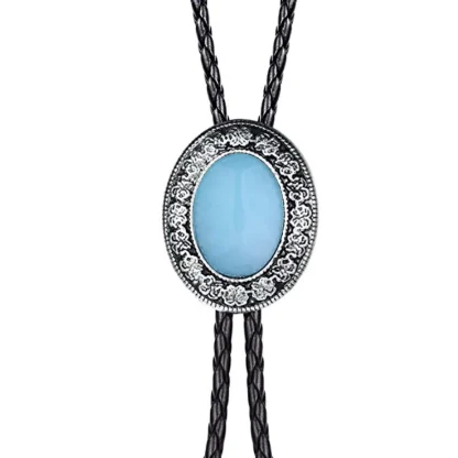 Elegant Bolo Tie with Multicolored Design - Image 11