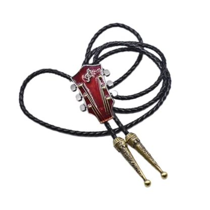 Guitar Headstock Pendant Western Tie - Image 3