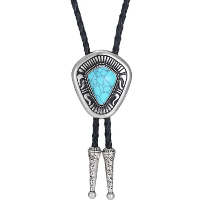 Classic Bolo Tie with Embossed Edge Decor - Image 6