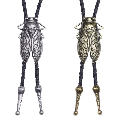 Western Tie with Insect Shape Pendant - Image 5