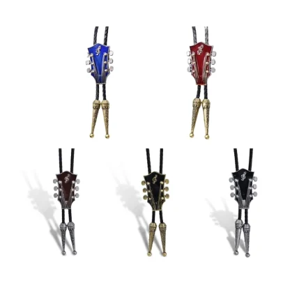 Guitar Headstock Pendant Western Tie - Image 5